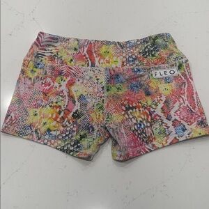 Fleo Colorful Abstract Print Shorts